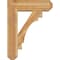 Ekena Millwork Merced Craftsman Rough Sawn Bracket w/ Offset Brace, Western Red Cedar, 8"W x 26"D x 34"H BKT0806X26X34MRC04RWR - alternate 2